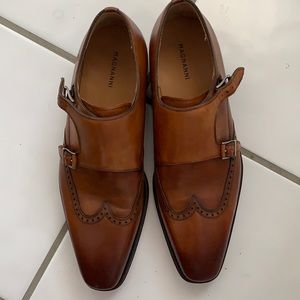 Magnanni double monk strap men’s dress shoe